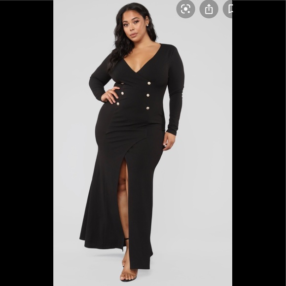 Fashion nova salty feelings maxi dress 1X - Picture 1 of 4